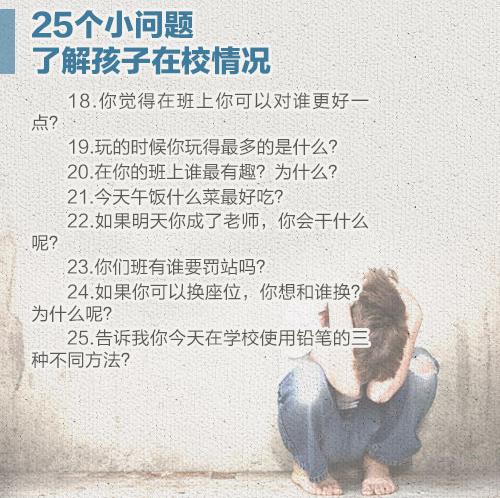 校园欺凌不能忍,你这样问问孩子,就能知道孩子挨不挨欺负!