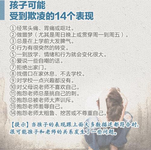 校园欺凌不能忍,你这样问问孩子,就能知道孩子挨不挨欺负!