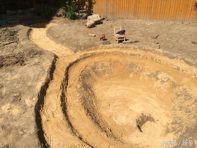 「庭院设计」自己动手在院子里建造一个生态池塘-完整步骤分享