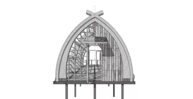 富春江畔|漂在江边的木头船屋